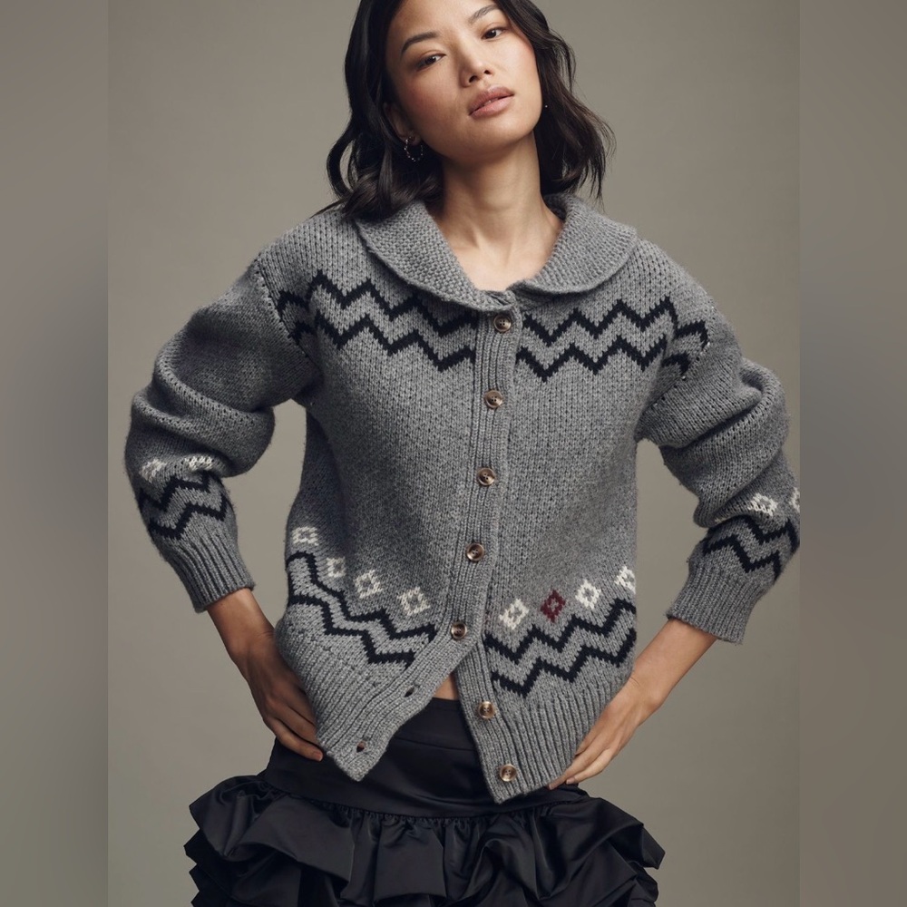 Anthropologie Damson Madder Cecily Wool
Cardigan - Picture 7 of 8